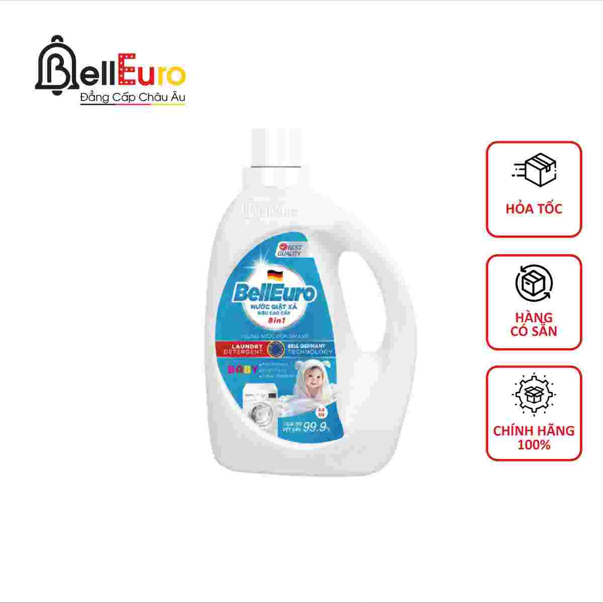 Nước Giặt Xả Baby Bell Euro 4kg